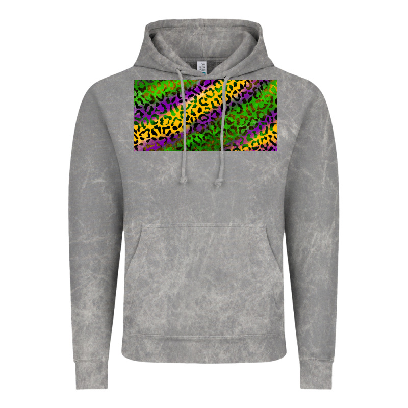 Mardi Gras Leopard Vintage Hoodie by RanaPortraitStore | Teevron