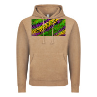 Vintage Coffee Mardi Gras Leopard Vintage Hoodie - RanaPortraitStore