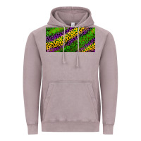 Vintage Zinc Mardi Gras Leopard Vintage Hoodie - RanaPortraitStore