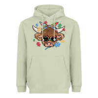 Matcha autism awareness cow Heavyweight Hoodie - MaliasSmallBusiness