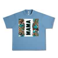 Pebble Blue western mama Urban Heavy Tee - Zillion Design Studio