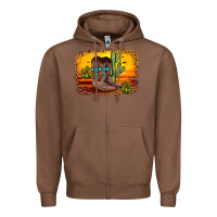Chestnut cross sunset backgraund Zipper Hoodie - JahusDesignShop