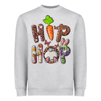 Heather Grey hip hop easter bunny Heavyweight Sweatshirt - RanaPortraitStore