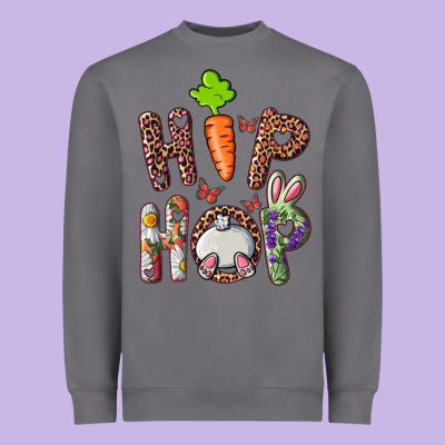 Heavyweight Sweatshirt hip hop easter bunny