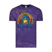 Cloud Purple different is ausome Vintage Tee - BarkalooDesign