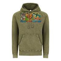 Vintage Olive peace love free bird Vintage Hoodie - Zillion Design Studio