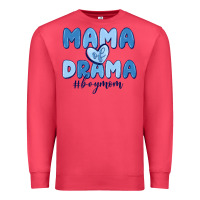 Cardinal mama of drama boy mom Premium Sweatshirt - MaliasSmallBusiness