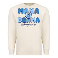 Sandshell mama of drama boy mom Premium Sweatshirt - MaliasSmallBusiness