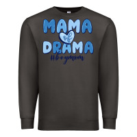 Smoke mama of drama boy mom Premium Sweatshirt - MaliasSmallBusiness