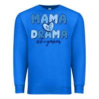 True Royal mama of drama boy mom Premium Sweatshirt - MaliasSmallBusiness