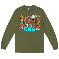Army Green labor and delivery cna Long Sleeve Tee - JahusDesignShop