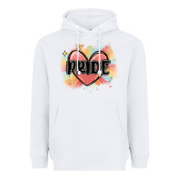 White pride Heavyweight Hoodie - MaliasSmallBusiness