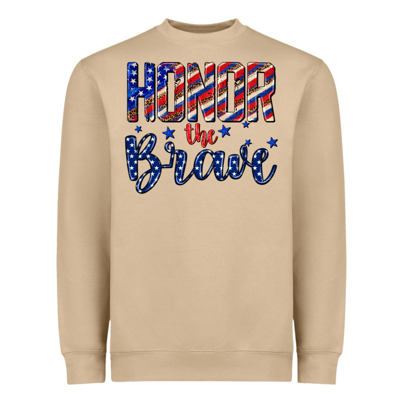 Honor The Brave Heavyweight Sweatshirt by texasbilliewilder | Teevron