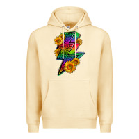 Pina Colada LGBTQ+ Lightnin' Bolt With Sunflower Premium Hoodie - BundleAndBundleShop
