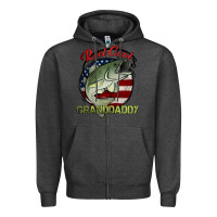 Charcoal Heather reel cool granddaddy fishing Zipper Hoodie - Jasminsmagicworld