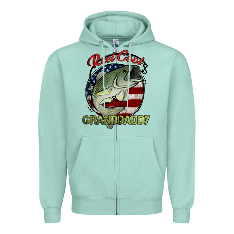 Reel Cool Granddaddy Fishing Zipper Hoodie by Jasminsmagicworld | Teevron