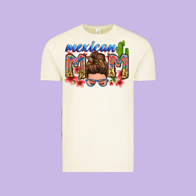 Mexican Mom Vintage Tee Designed By Zillion Design Studio