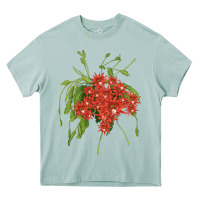 Arona Red Orchid Cactus Heavy Core Tee - LillyAllenDesigns