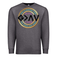 Charcoal Heather be still and know Premium Sweatshirt - MaliasSmallBusiness