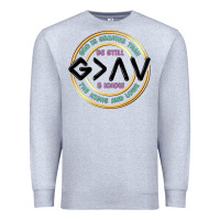 Heather Grey be still and know Premium Sweatshirt - MaliasSmallBusiness