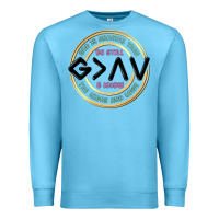 Ocean Blue be still and know Premium Sweatshirt - MaliasSmallBusiness