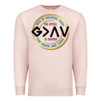 Pale Pink be still and know Premium Sweatshirt - MaliasSmallBusiness