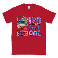 Red 120 days of school Classic Tee - AdoDesignShop