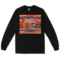 Black 4th of July sparkler tribe Long Sleeve Tee - HRA Design Shop