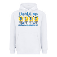 White light it up Heavyweight Hoodie - MaliasSmallBusiness