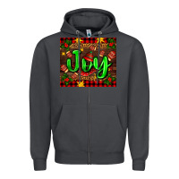 Smoke joy with gloves for Christmas Zipper Hoodie - AdoDesignShop