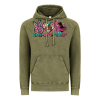 Vintage Olive peace love cowgirl Vintage Hoodie - Zillion Design Studio