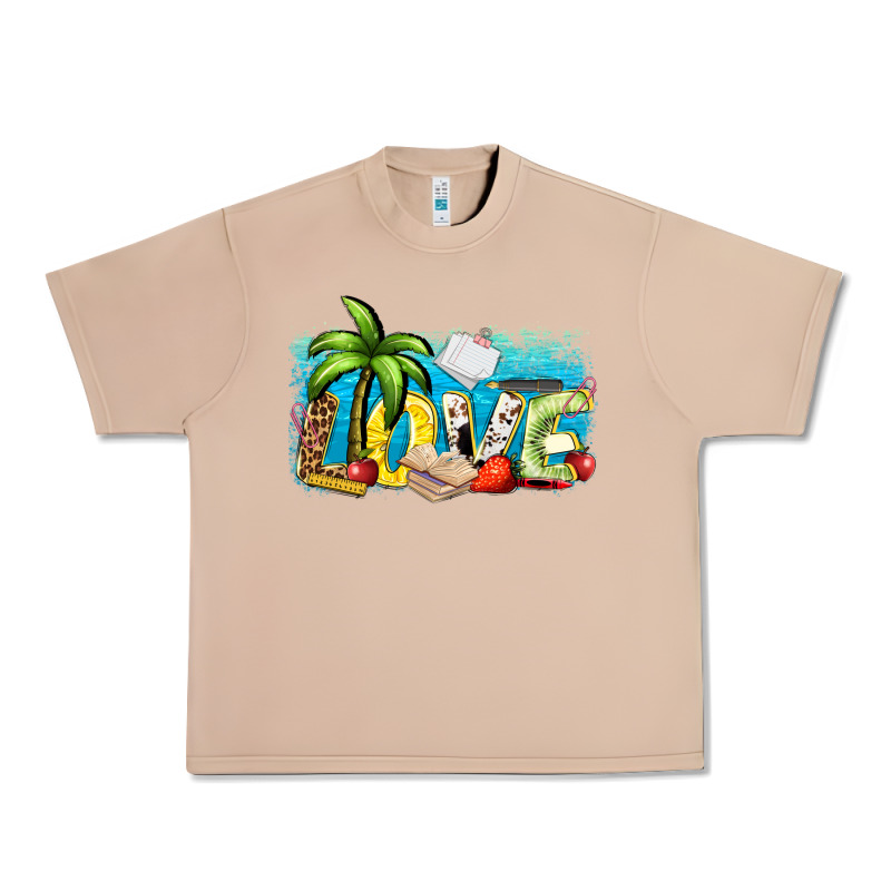 Love Summer Teacher Urban Heavy Tee by Zillion Design Studio | Teevron