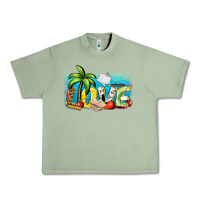 Oil Green love summer teacher Urban Heavy Tee - Zillion Design Studio