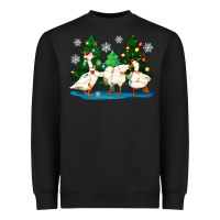 Black christmas duck Heavyweight Sweatshirt - Zillion Design Studio