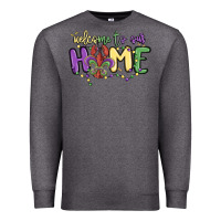 Charcoal Heather welcome to our home Premium Sweatshirt - MaliasSmallBusiness