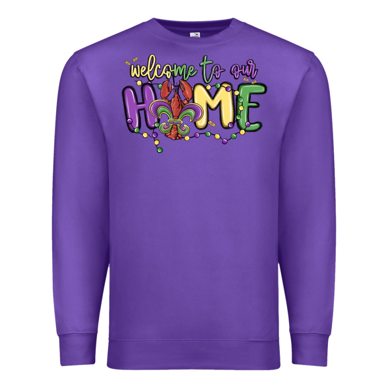 Welcome To Our Home Premium Sweatshirt by MaliasSmallBusiness | Teevron