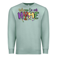 Seafoam welcome to our home Premium Sweatshirt - MaliasSmallBusiness