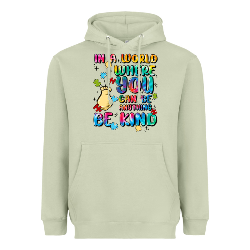 In A World Where You Can Be Anything Heavyweight Hoodie by MaliasSmallBusiness | Teevron