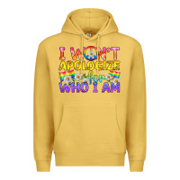 Antique Gold LGBTQ I Won't Apologize For Who I Am Premium Hoodie - BundleAndBundleShop