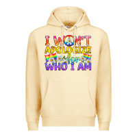 Pina Colada LGBTQ I Won't Apologize For Who I Am Premium Hoodie - BundleAndBundleShop