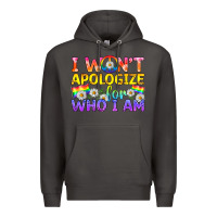Smoke LGBTQ I Won't Apologize For Who I Am Premium Hoodie - BundleAndBundleShop