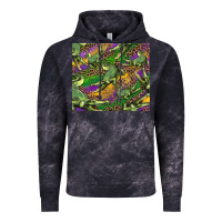 Cloud Black mardi gras louisiana crocodile leopard Vintage Hoodie - RanaPortraitStore