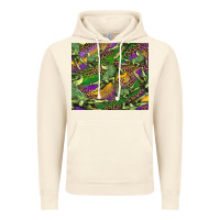 Vintage Artic mardi gras louisiana crocodile leopard Vintage Hoodie - RanaPortraitStore