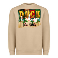 Mushroom christmas duck the halls Heavyweight Sweatshirt - Zillion Design Studio