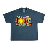Midnight Navy love summer nurse Urban Heavy Tee - Zillion Design Studio