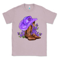 Lilac purple cowgirl  and roses Classic Tee - AdoDesignShop