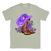 Matcha purple cowgirl  and roses Classic Tee - AdoDesignShop