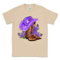 Mushroom purple cowgirl  and roses Classic Tee - AdoDesignShop