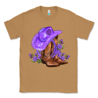 Toasted Coconut purple cowgirl  and roses Classic Tee - AdoDesignShop