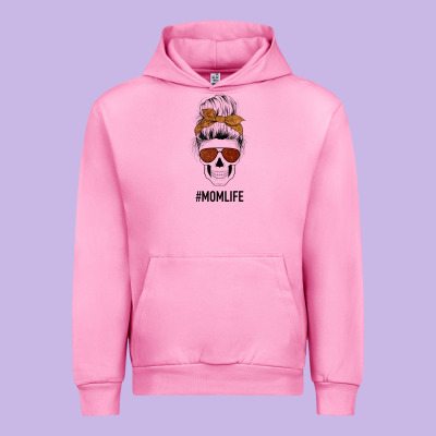 Glitter Western Patterned Mom Skull Urban Hoodie Designed By Bettercallsaul